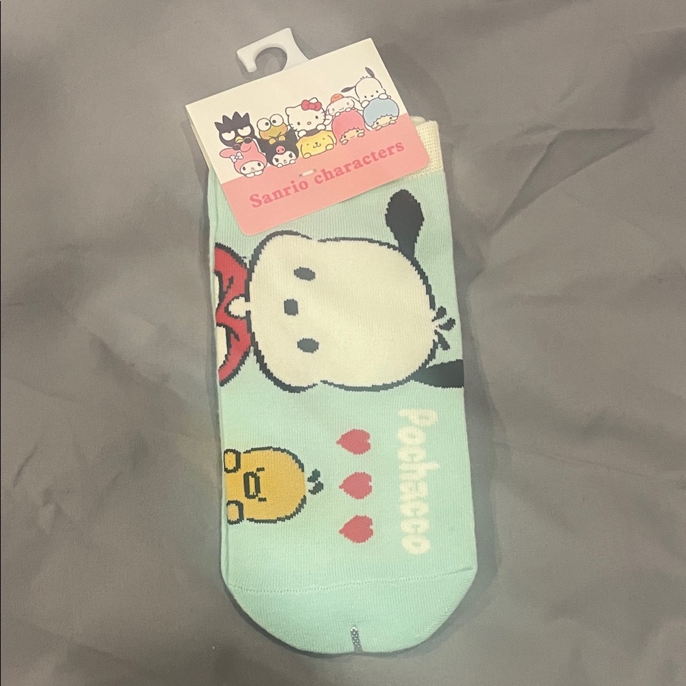 Sanrio Mint Green Pochacco Socks
